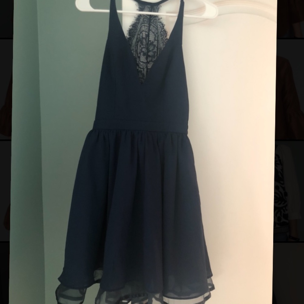 Navy blue dress